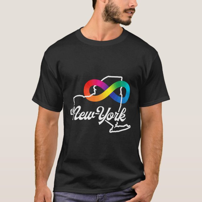 New York Autism Acceptance T-Shirt (Front)