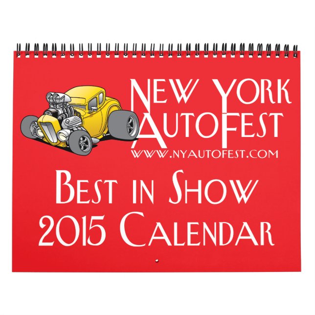New York AutoFest Best in Show 2016 Calendar (Cover)