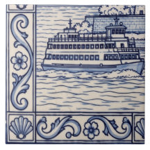 New York Azulejo Mural Tile 5 of 6 Bottom Left