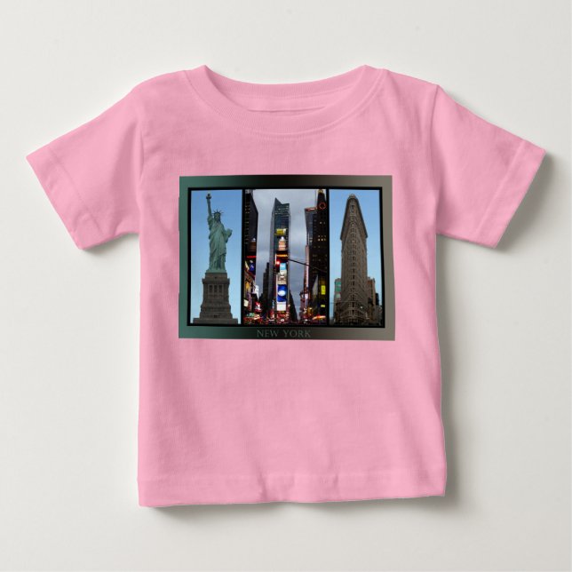 New York Baby Creeper Organic New York Souvenir (Front)