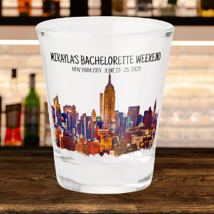 New York Bachelorette Weekend Shot glass