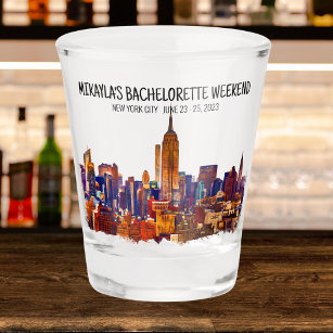 New York Bachelorette Weekend Shot glass