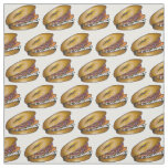 New York Bagel Capers Cream Cheese Lox Onions Fabric