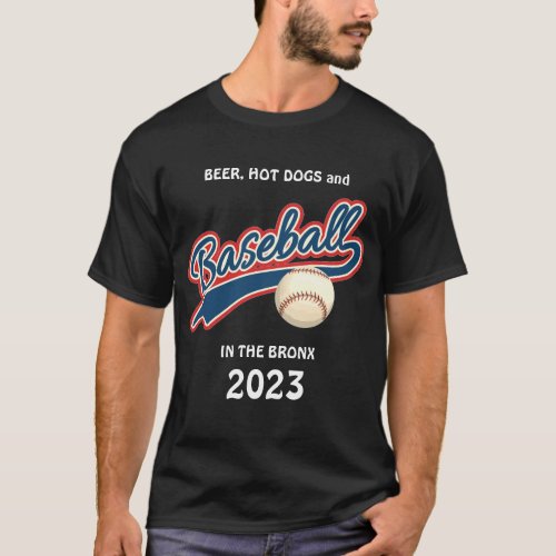 New York Baseball 2023  T_Shirt