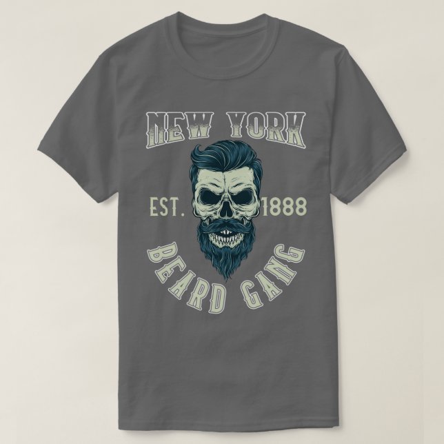 New York Beard Gang Classic TShirt (Design Front)