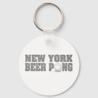New York Beer Pong Keychain