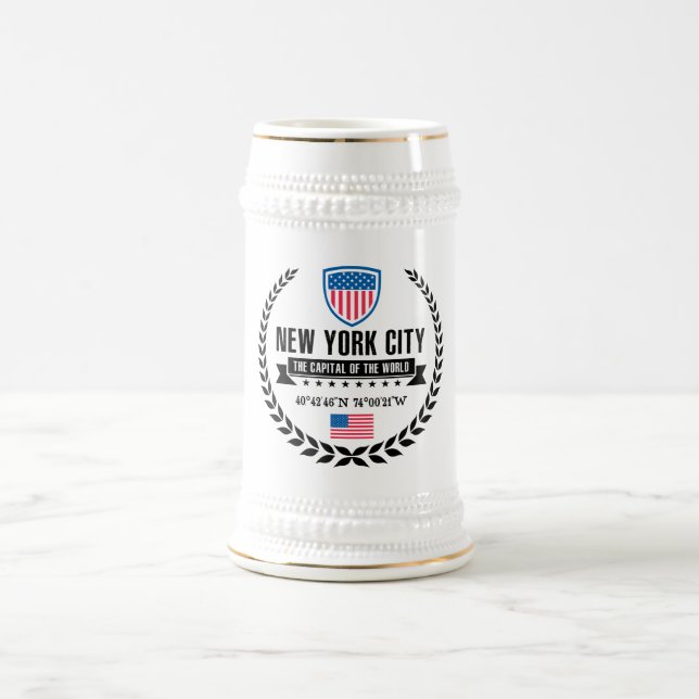 New York Beer Stein (Center)