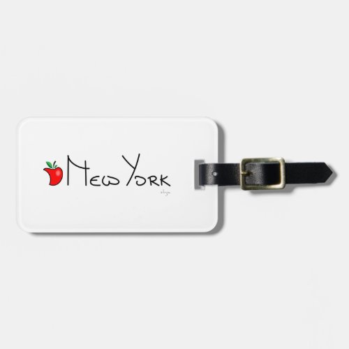 New York Big Apple Luggage Tag