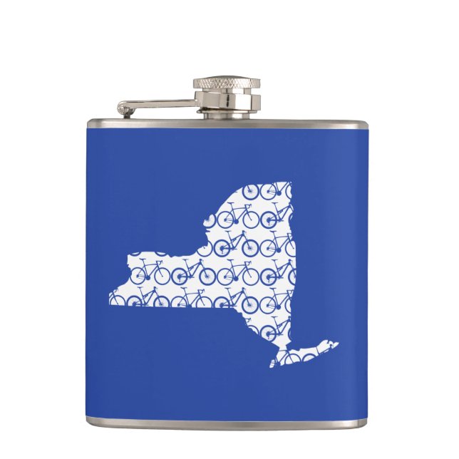 New York Bike Flask (Front)