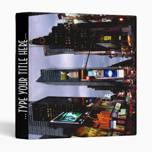 New York Binder Cool NYC Times Square Book Binder