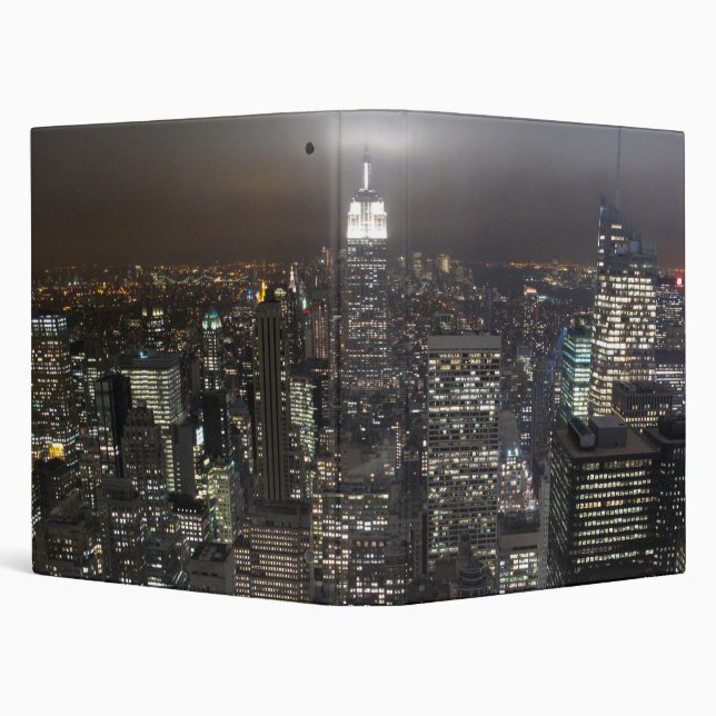 New York Binder Skyline Cityscape NYC Souvenir (Background)