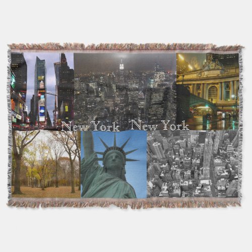 New York Blanket New York Landmark Souvenir Gift