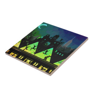 New York Boogie Nights Ceramic Tile