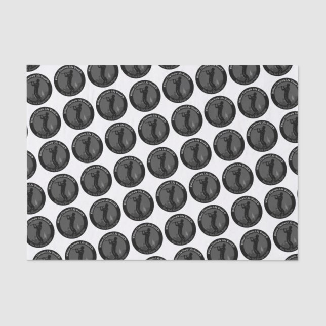 New York Boogie Nights Clarinet Tissue Paper (Front)