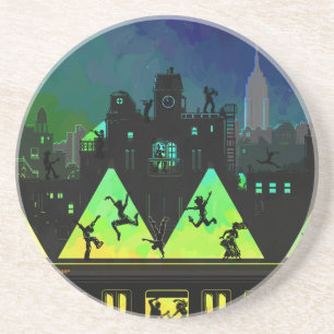 New York Boogie Nights Drink Coaster
