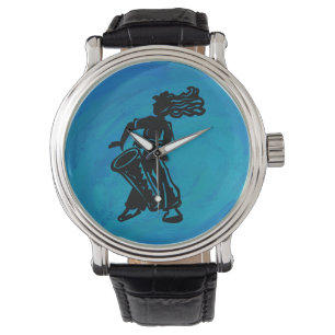 New York Boogie Nights Drum Blue Watch
