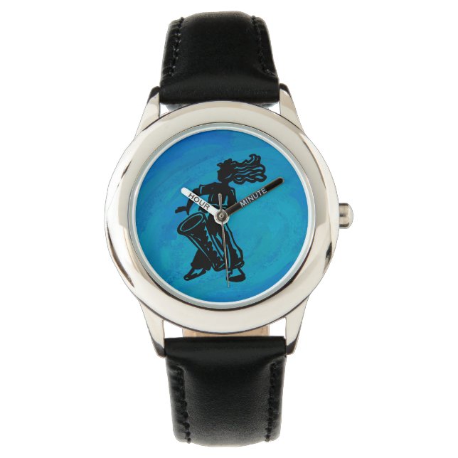 New York Boogie Nights Drum Blue Watch (Front)