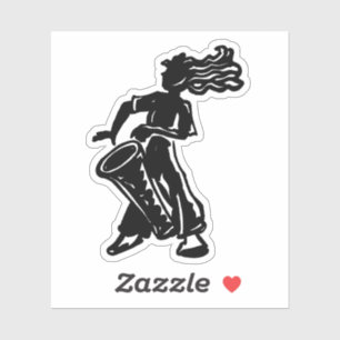 New York Boogie Nights Drummer Player Sticker