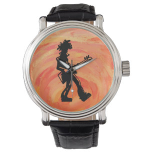 New York Boogie Nights Guitar Orange Watch