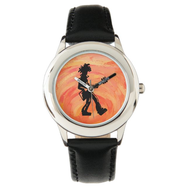 New York Boogie Nights Guitar Orange Watch (Front)