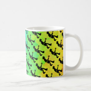 New York Boogie Nights Guitar Rainbow Coffee Mug