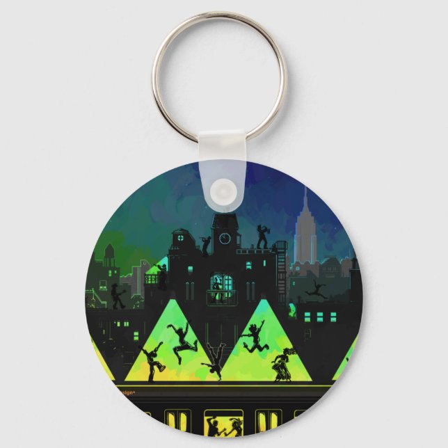 New York Boogie Nights Keychain (Front)