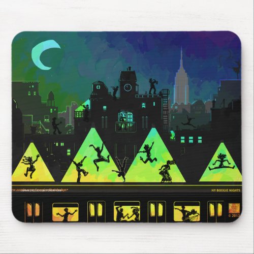 New York Boogie Nights Mouse Pad