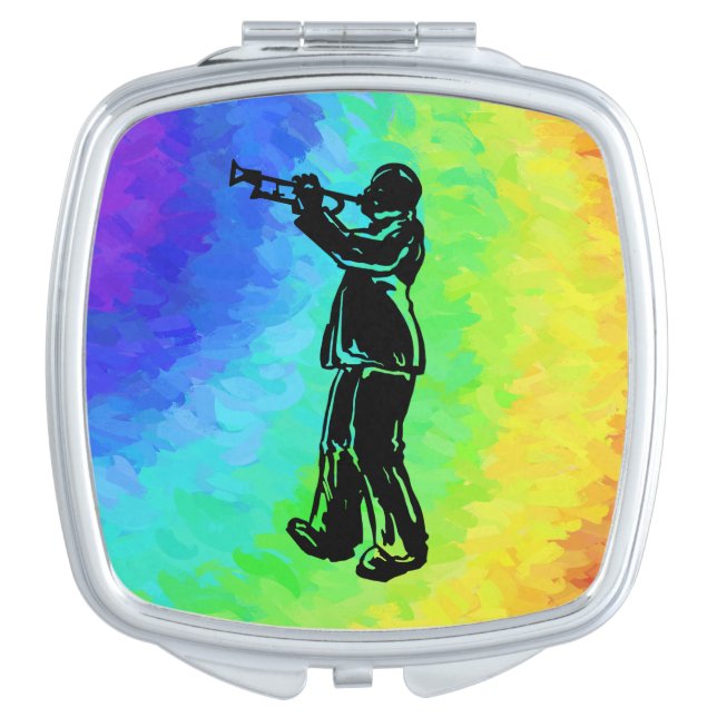 New York Boogie Nights Trumpet Rainbow Vanity Mirror (Front)