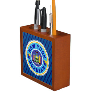 New York Bosnian American Desk Tidy Organizer