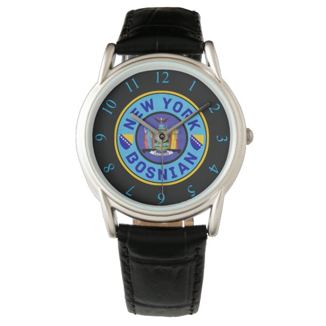 New York Bosnian American Wrist Watch (Front)