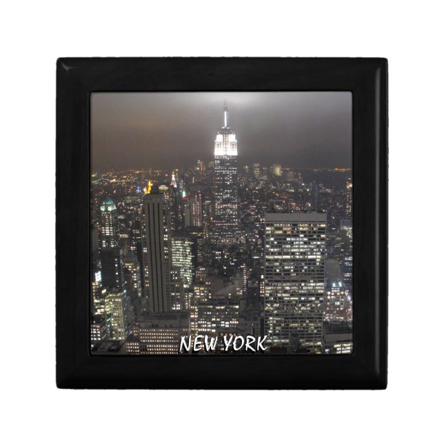 New York Box New Empire State Souvenir Jewelry Box (Front)