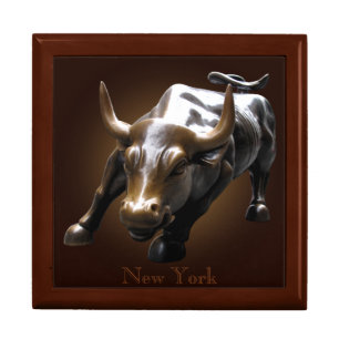 New York Boxes New York City Souvenir Bull Giftbox