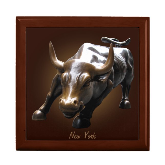 New York Boxes New York City Souvenir Bull Giftbox (Front)