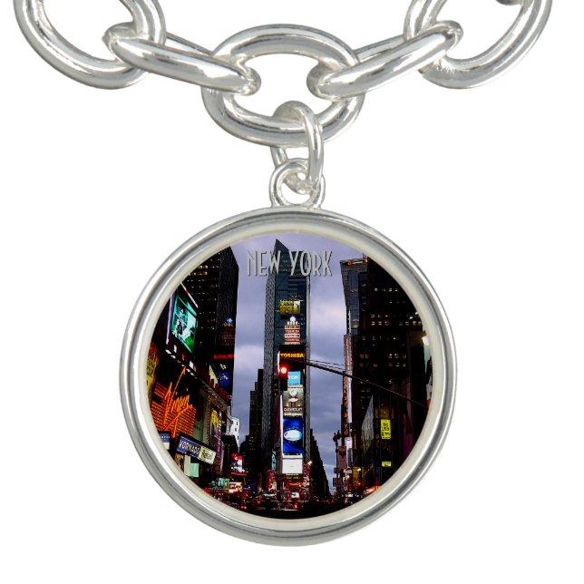 New York Bracelet Times Square NY City Souvenir (Design)