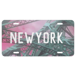 New York Bridge-Liscense Plate