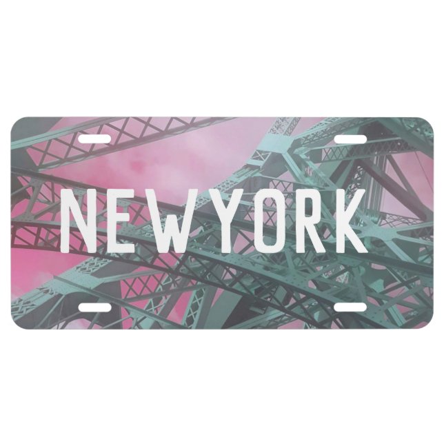 New York Bridge-Liscense Plate (Front)