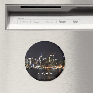 New York: Bright Lights, City Lights Magnet