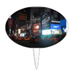 New York Broadway At Night Cake Topper at Zazzle