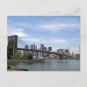 New York - Brooklyn Bridge Postcard