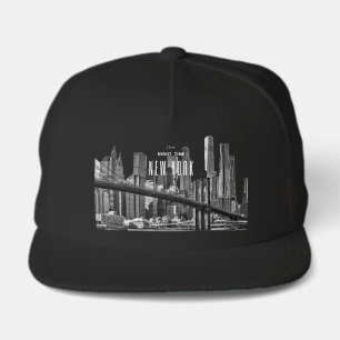 New York Brooklyn Bridge Snap Back Hat