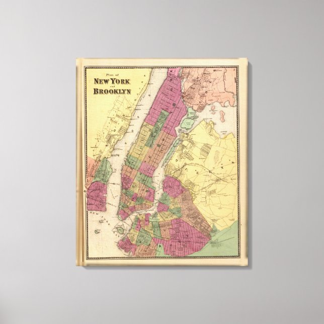 New York, Brooklyn Canvas Print (Front)