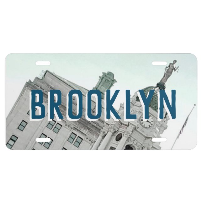 New York - Brooklyn License Plate (Front)