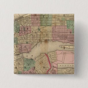 New York, Brooklyn Map by Mitchell Button