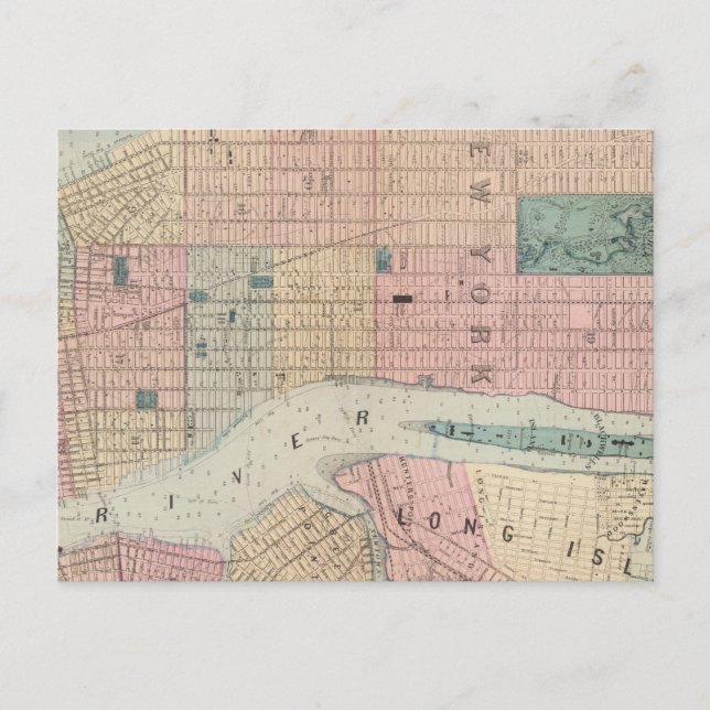 New York, Brooklyn Postcard (Front)