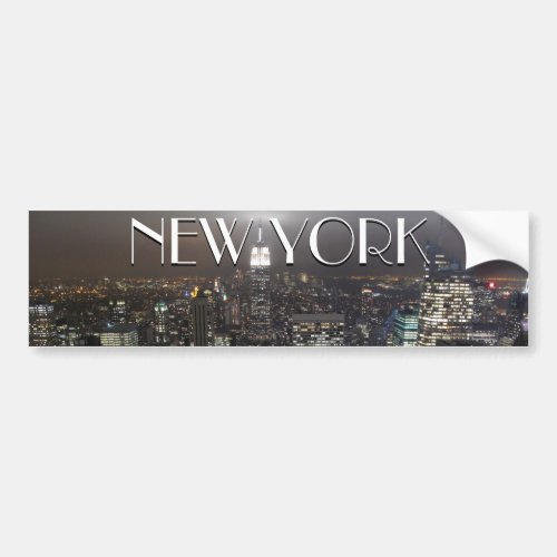 New York Bumper Sticker New York City Stickers