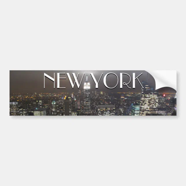 New York Bumper Sticker New York City Stickers | Zazzle