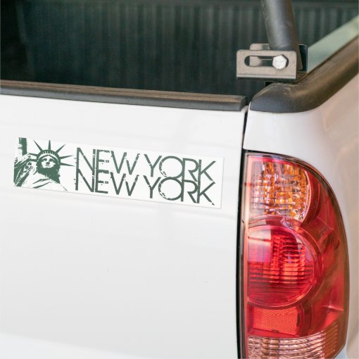 New York Bumper Sticker Statue of Liberty Stickers | Zazzle