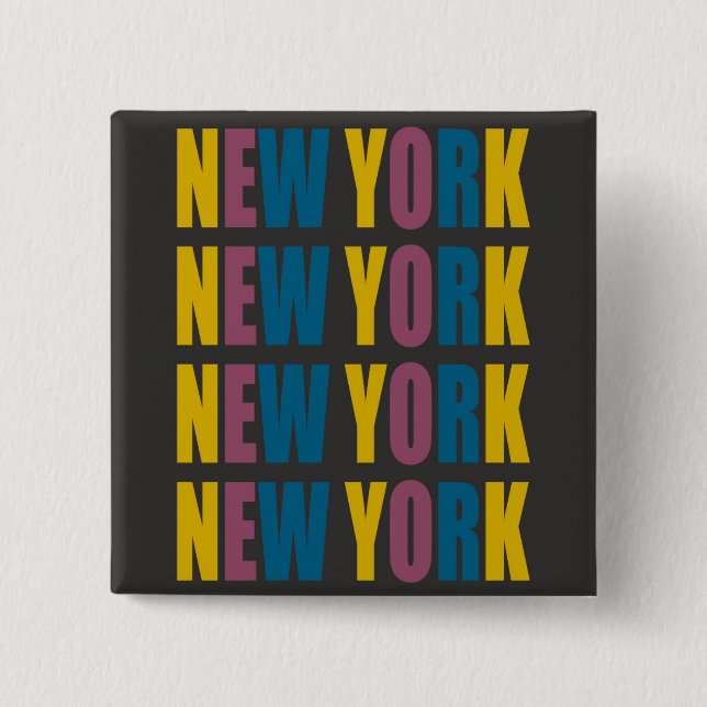 New York Button (Front)