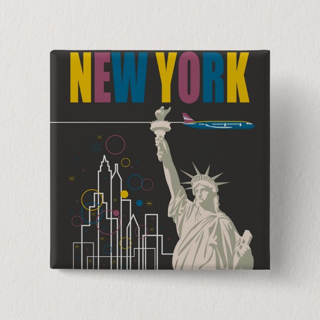 New York Button (Front)