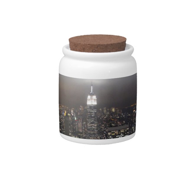 New York Candy Jar NY City Souvenir Cookie Jar (Front)